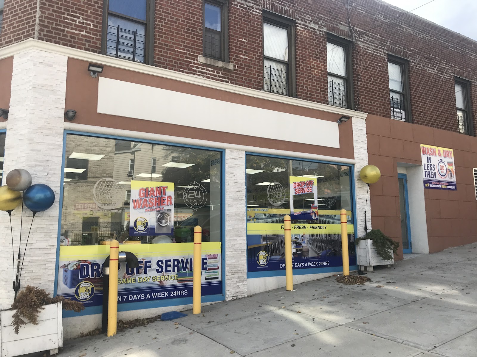 A Bronx storefront building — the kind of local property we scan for 3D tours